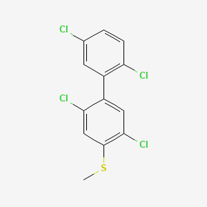 molecular formula C13H8Cl4S B1210180 2,5,2',5'-Tetrachloro-4-methylthiobiphenyl CAS No. 60640-57-5