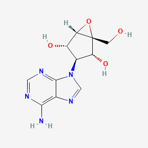 molecular formula C11H13N5O4 B1210182 Neplanocin B CAS No. 72877-49-7