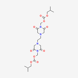 molecular formula C22H34N4O10 B1210187 索布扎酮 CAS No. 98631-95-9
