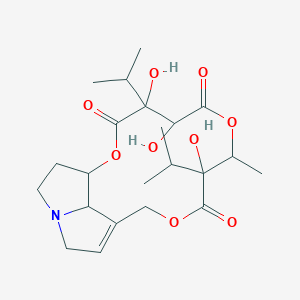 4,5,9-Trihydroxy-8-methyl-4,9-di(propan-2-yl)-2,7,11-trioxa-16-azatricyclo[11.5.1.016,19]nonadec-13-ene-3,6,10-trione