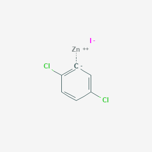 zinc;1,4-dichlorobenzene-6-ide;iodide