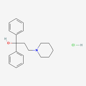 molecular formula C20H26ClNO B1210197 Pridinol hydrochloride CAS No. 968-58-1