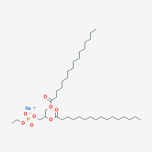 molecular formula C37H72NaO8P B12102008 1,2-Dipalmitoyl-sn-glycero-3-phosphoethanol (sodium salt) 