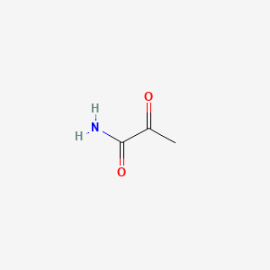 molecular formula C3H5NO2 B1210208 丙酮酰胺 CAS No. 631-66-3