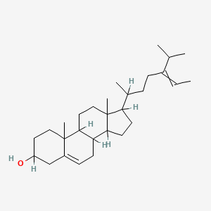 molecular formula C29H48O B1210213 10,13-dimethyl-17-(5-propan-2-ylhept-5-en-2-yl)-2,3,4,7,8,9,11,12,14,15,16,17-dodecahydro-1H-cyclopenta[a]phenanthren-3-ol 