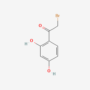 molecular formula C8H7BrO3 B1210229 2-溴-2',4'-二羟基苯乙酮 CAS No. 2491-39-6