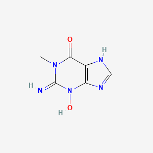 B1210230 3-Hydroxy-1-methylguanine CAS No. 30345-23-4