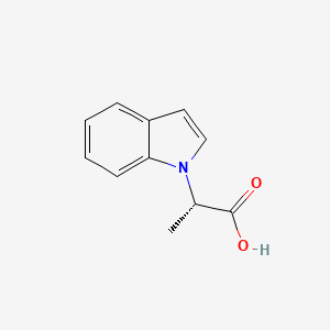 (S)-2-(1H-Indol-1-yl)propanoic acid