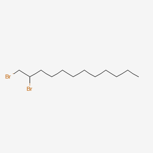 molecular formula C12H24Br2 B12102331 1,2-Dibromododecane CAS No. 55334-42-4