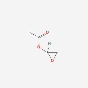 molecular formula C4H6O3 B1210239 Acetoxyoxirane CAS No. 36099-39-5