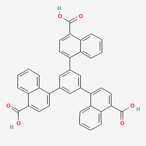 molecular formula C39H24O6 B12102406 4,4',4''-(Benzene-1,3,5-triyl)tris(1-naphthoic acid) CAS No. 1660960-34-8