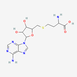 (2S)-2-amino-4-[[(2S,3S,4R,5R)-5-(6-aminopurin-9-yl)-3,4-dihydroxyoxolan-2-yl]methylsulfanyl]butanoic acid