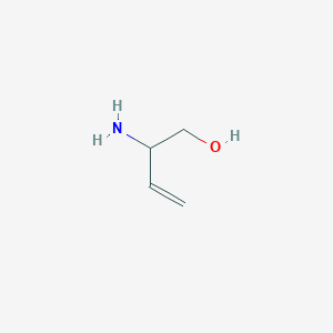 molecular formula C4H9NO B12102424 2-Aminobut-3-en-1-ol 