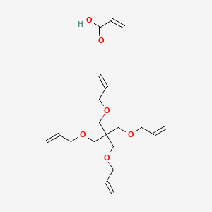molecular formula C20H32O6 B1210245 Acrylic acid-allyl pentaerythritol copolymer CAS No. 30049-31-1