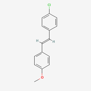 Benzene, 1-chloro-4-[(1E)-2-(4-methoxyphenyl)ethenyl]-