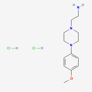 molecular formula C13H23Cl2N3O B12102589 2-[4-(4-Methoxyphenyl)piperazin-1-yl]ethan-1-amine dihydrochloride 