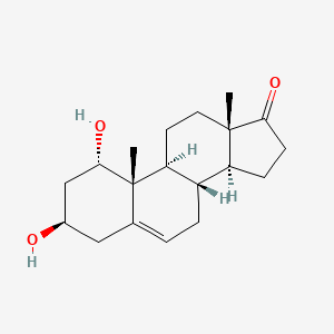 molecular formula C19H28O3 B1210260 1α-羟基去氢表雄酮 CAS No. 20998-18-9