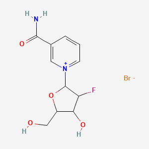 molecular formula C11H14BrFN2O4 B12102606 D-arabinofuranosyl)-, bromide (9CI) 