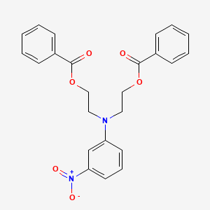 Ethanol, 2,2'-((3-nitrophenyl)imino)bis-, dibenzoate (ester)