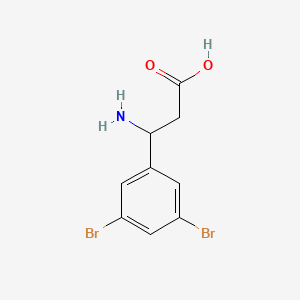 3-Amino-3-(3,5-dibromophenyl)propanoic acid