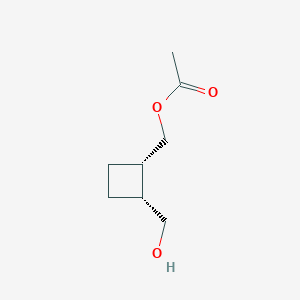 [(1S,2R)-2-(hydroxymethyl)cyclobutyl]methyl acetate