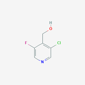 molecular formula C6H5ClFNO B12102906 (3-Chloro-5-fluoro-4-pyridyl)methanol 