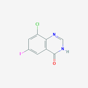 molecular formula C8H4ClIN2O B12102926 8-chloro-6-iodo-3H-quinazolin-4-one 