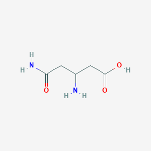 Pentanoic acid, 3,5-diamino-5-oxo-