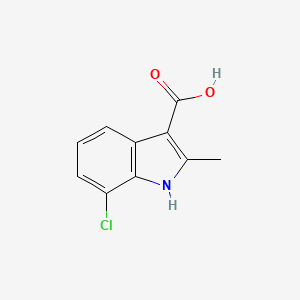 7-chloro-2-methyl-1H-indole-3-carboxylic acid