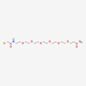 molecular formula C17H32BrNO9 B12102975 Bromoacetamido-PEG6-CH2CH2COOH 