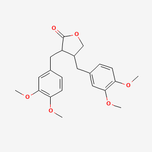 molecular formula C22H26O6 B1210299 二甲基松脂酚 CAS No. 4773-01-7