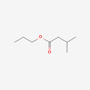 molecular formula C8H16O2 B1210305 Propyl isovalerate CAS No. 557-00-6