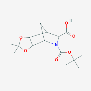 Rel-(3ar,4s,6s,7s,7as)-5-(tert-butoxycarbonyl)-2,2-dimethylhexahydro-4,7-methano[1,3]dioxolo[4,5-c]p