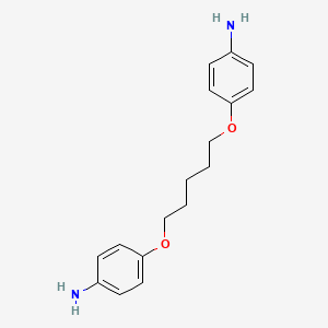 molecular formula C17H22N2O2 B1210306 1,5-双(4-氨基苯氧基)戊烷 CAS No. 2391-56-2
