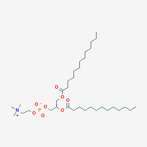 molecular formula C34H68NO8P B12103088 2,3-Di(tridecanoyloxy)propyl 2-(trimethylazaniumyl)ethyl phosphate 