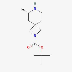 molecular formula C13H24N2O2 B12103103 tert-Butyl (S)-6-methyl-2,7-diazaspiro[3.5]nonane-2-carboxylate 