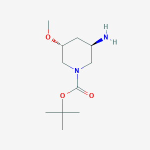 tert-Butyl (3R,5R)-3-amino-5-methoxypiperidine-1-carboxylate