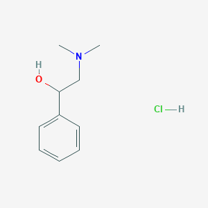 molecular formula C10H16ClNO B12103137 2-(N,N-Dimethylamino)-1-phenylethanol Hydrochloride CAS No. 1797-76-8