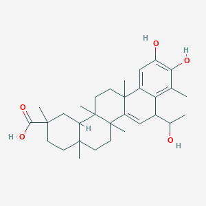 10,11-dihydroxy-8-(1-hydroxyethyl)-2,4a,6a,6a,9,14a-hexamethyl-3,4,5,6,8,13,14,14b-octahydro-1H-picene-2-carboxylic acid