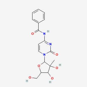 Benzamide, N-[1,2-dihydro-1-(2-C-methyl-beta-D-arabinofuranosyl)-2-oxo-4-pyrimidinyl]-