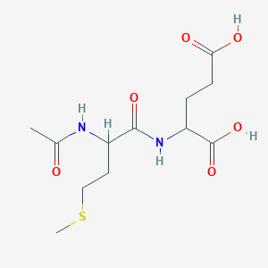 2-[(2-Acetamido-4-methylsulfanylbutanoyl)amino]pentanedioic acid