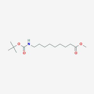 Nonanoic acid, 9-[[(1,1-dimethylethoxy)carbonyl]amino]-, methyl ester