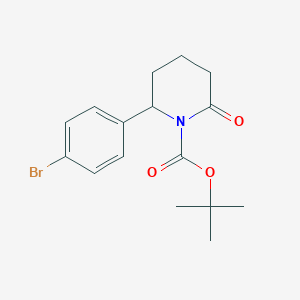 (R)-tert-Butyl 2-(4-bromophenyl)-6-oxopiperidine-1-carboxylate