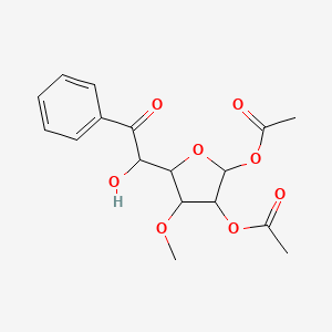 1,2-Di-O-acetyl-5-benzoyl-3-O-Methyl-D-ribofuranose