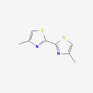 molecular formula C8H8N2S2 B12103334 4,4Dimethyl-2,2bithiazolyl 