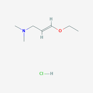 2-Propen-1-aminium, 3-ethoxy-n,n-dimethyl-, chloride