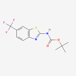 (6-Trifluoromethyl-benzothiazol-2-yl)-carbamic acid tert-butyl ester