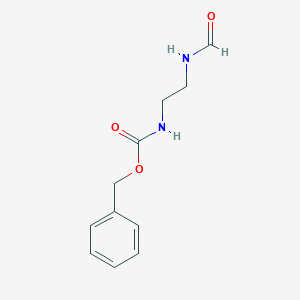 molecular formula C11H14N2O3 B12103453 (2-Formylamino-ethyl)-carbamic acid benzyl ester 