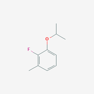 molecular formula C10H13FO B12103532 2-Fluoro-1-isopropoxy-3-methylbenzene 