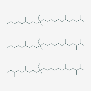 13-Ethyl-2,3,6,10,13,17,21-heptamethyldocosane;10-ethyl-2,6,10,13,17,21-hexamethyldocosane;10-ethyl-2,3,6,10,13,17,20,21-octamethyldocosane